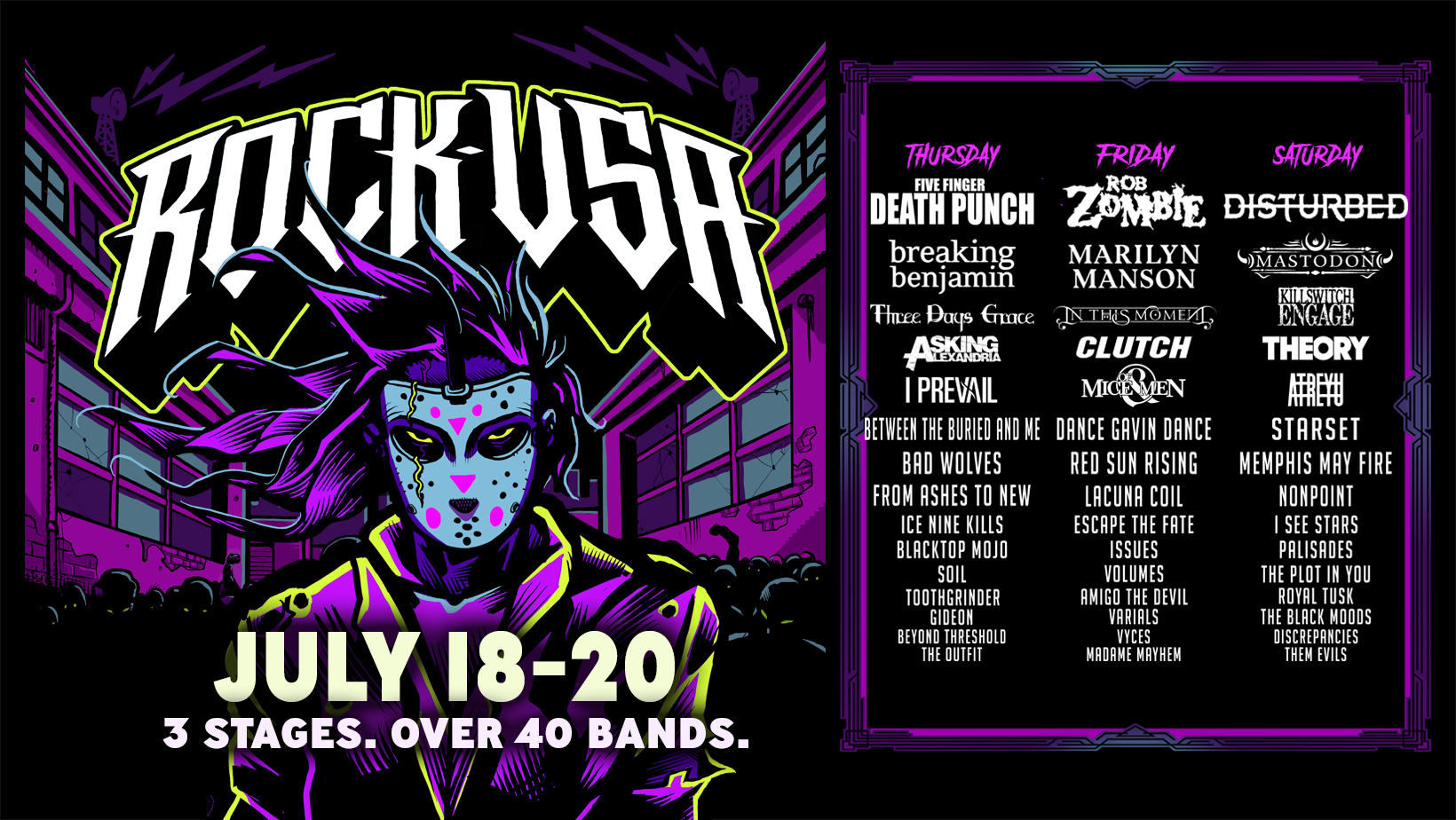 ROCK USA returning to Oshkosh, Wisconsin for its 9th year... Music